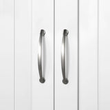 Yaheetech Over The Toilet Cabinet, Double Door Bathroom Storage Organizer, Toilet Rack with Inner Adjustable Shelf and Open Storage Shelf, White Yaheetech