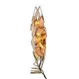 Kurt Adler 8.5-Inch Capiz Star Tree Topper with 10 Clear Lights and 1 Spare Bulb Kurt S. Adler