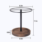 BDBDYEAY Sunglasses Organizer Wood Glasses Holder Stand, Metal Sunglass Storage Display Rack for 12Pairs Eyeglasses, Eyewear Organizer for Dresser Table Desk Countertop Bedroom BDBDYEAY