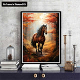 Zariocy Paint by Numbers Kits for Adults -Animals DIY Oil Paintings Canvas Acrylic Paint Set - Horse Paint by Numbers Kit for Beginners and Ideal for Home Decor 16x20 inch-356 Zariocy