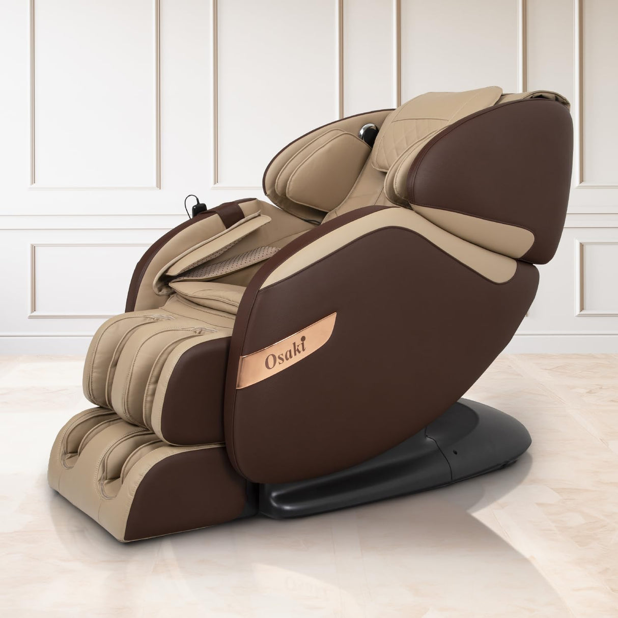 Osaki Massage Chair, Brown & Beige Osaki