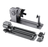 ATOMSTACK MAKER R1 PRO Laser Rotary Chuck Engraver 4 in 1 Multi-function Jaw Chuck Rotation Laser Engraver Compatible with Most Engraver for Irregular Items Spherical & Cylindrical Objects Gray ATOMSTACK