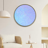 ZZYFGH Unique Jigsaw Puzzle, Impossible Challenge 141 Pieces Round Broken Color Changing Iridescent Acrylic Puzzles Game for Adult ZZYFGH