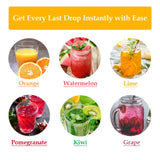 Monkkino Lemon Squeezer, Lemon Squeezer Juicer, Citrus Juicer Handheld, Lemon Juicer, Stainless Steel Juicer Hand Press, Manual Citrus Press w/Zester MONKKINO