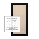 ATS Acoustics Sound Absorbing Noise Dampening Acoustic Panel Wall Treatment 24" x 48" x 2" Beveled Edge (Black) ATS Acoustics