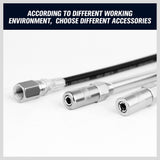 HORUSDY Mini Pistol Grip Grease Gun, with 3 OZ. Grease & Coupler (2900 PSI) HORUSDY