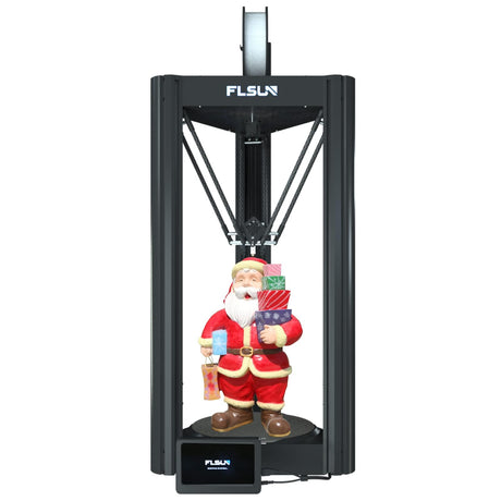 FLSUN V400 3D Printer Moving Speed Fastest 600mm/s 20000+ mm/s² FDM Delta 3D Printer with 7" Klipper Firmware Pad, 300℃ Nozzle, Direct Drive Extruder, PEI Bed, Printing Size Φ11.8"x16" (FLSUN V400) FLSUN