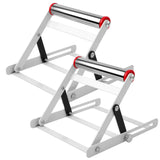 2pcs Adjustable Cutting Machine Support Frame, Foldable Height Adjustable Cutting Machine Table Saw Stand, Height Adjustable Range 2.17-5.31 Inch PEUTIER