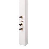 Safavieh Home Collection Vienna Wash Cane King Headboard Platform, White/Natural Safavieh