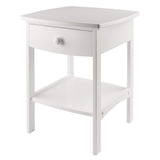 Winsome Wood Claire Accent Table, White Winsome