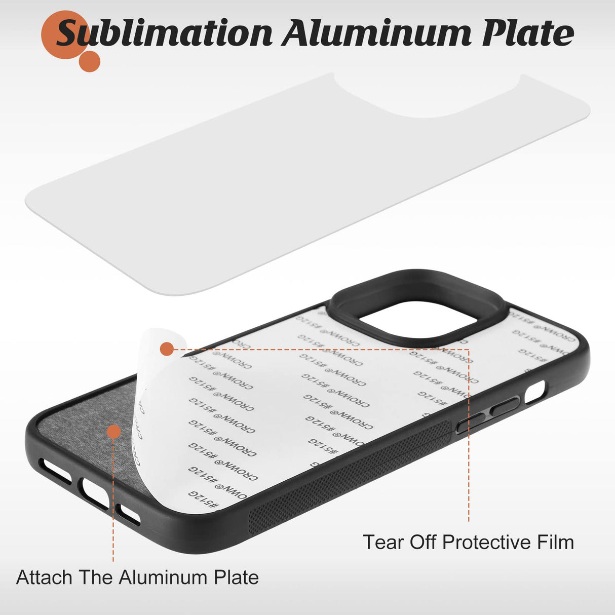 Amylove 6 Pcs Sublimation Phone Case Clear Printable Blank Phone Cases Protective DIY Phone Case Cell Phone Basic Cases Soft Anti Slip 2D Phone Case Covers for DIY (Compatible with iPhone 14 Pro Max) Amylove