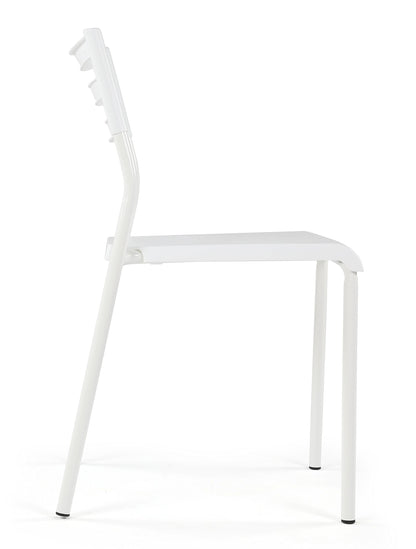 Lucky Theory Humble Crew Lightweight Desk Chair, Plastic, White White 19D x 16W x 30H in - WoodArtSupply