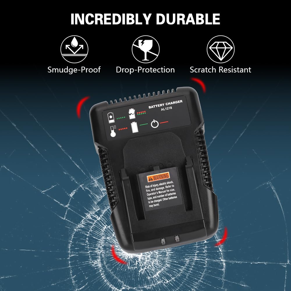 18V for Ridgid Battery Charger R86092 R86091 Replacement for Ridgid 18V NiCad/Lithium Ion Battery R840093, R840095, R840083, R840085, R840086, R840087, R840089, AC840085, AC840086 Philophca