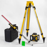 Stabila Lar 160 G Green Rotation Self-Leveling Laser Set With Tripod & Grade Rod Stabila
