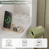 Vabches 35" Vanity Desk with Mirror and Lights, Farmhouse Makeup Vanity with Drawers & Power Outlet, Vanity Table with 3 Color Modes, Vanity Desk for Bedroom, White Vabches