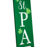 Glitzhome 60"L Wooden St. Patrick's Porch Sign, Happy St Patrick's Day Vertical Porch Decor for Home Front Door Yard Party glitzhome