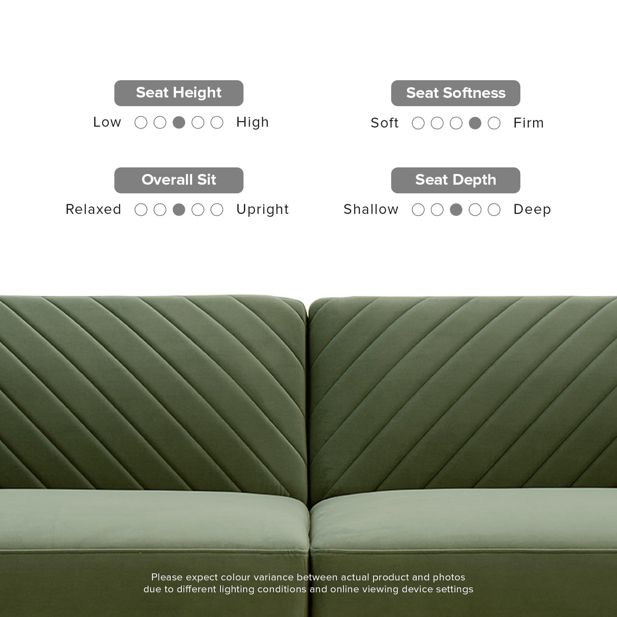 mopio Futon Sofa Bed, Couch, Small Sofa, Sleeper Sofa, Loveseat, Mid Century Modern Futon Couch, Sofa Cama, Couches for Living Room (Olive Green Premium Velvet) mopio