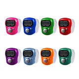 Electronic Finger Counter,8-Pack Case Resettable 5 Digit LCD Electronic Digital Display Finger Hand Tally Counter Counting for Golf,Goods Counting,Lap & Knitting FIOTOK