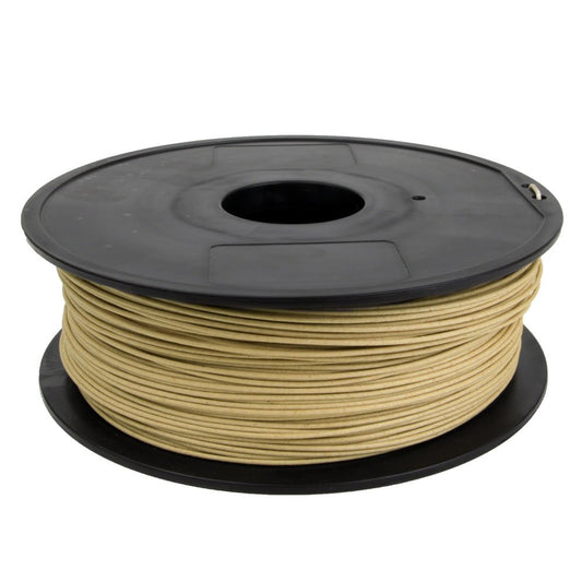 Gizmo Dorks 3mm (2.85mm) Wood Filament 1kg for 3D Printers, Natural