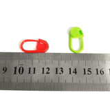 50 Colorful Knitting Markers - Crochet Clips & Pins, Locking Stitch Markers, DIY Craft Plastic Safety Pins, Weave Stitch Needle Clip Counter (10 Colors) TTSAM