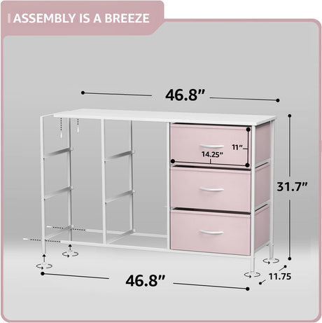 Sorbus Kids Dresser with 9 Drawers - Storage Unit Organizer Chest for Clothes - Bedroom, Kids Room, Nursery, & Closet Sorbus