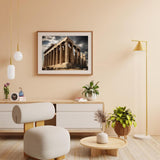 HMDIIMGE DIY 5D Diamond Art Kits Painting Kits for Adults Acropolis of Athens Parthenon Temple Ancient Column Stone Pillar Greek Trip Decor 30x40cm HMDIIMGE