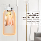 Portable Clothes Dryer，Mini Laundry Dryers with Remote Control, Small Compact Foldable Electric Drying Machine with Dry Bag for Travel,RV, Home,Apartment Rolitwils