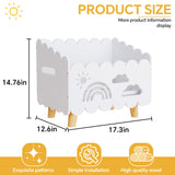 Wood Kids Bookshelf, Montessori Bookshelf, With 2 Adjustable Dividers, Suitable Kids Rooms, Nursery & Classroom, Kids Bookshelf And Toy Storage, Toddler Book Rack, Nursery Book Shelves, Kids Bookcase BPMFDTNL