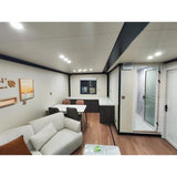 𝗣𝗼𝗿𝘁𝗮𝗯𝗹𝗲 𝗘𝘅𝗽𝗮𝗻𝗱𝗮𝗯𝗹𝗲 𝗖𝗼𝗻𝘁𝗮𝗶𝗻𝗲𝗿 𝗛𝗼𝗺𝗲 - 20FT/40FT Customizable Prefab House with Extension, Foldable 𝗕𝗮𝘁𝗵𝗿𝗼𝗼𝗺 & 𝗞𝗶𝘁𝗰𝗵𝗲𝗻, Fast Assembly Modular Unit Generic
