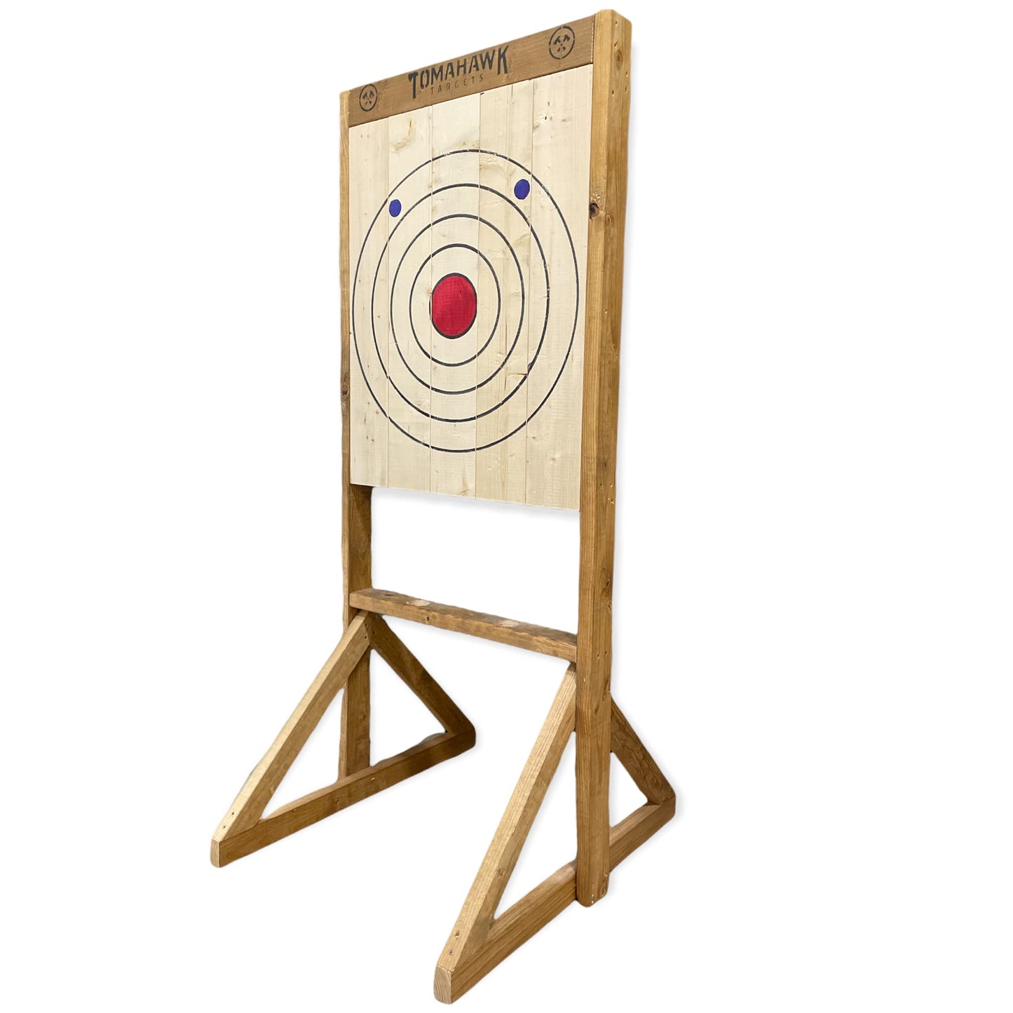 Tomahawk Targets - Freestanding Wooden Axe and Knife Throwing Target ...