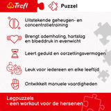 Trefl Procida Island by Night, Italy 1000 Piece Jigsaw Puzzle Red 27"x19" Print, DIY Puzzle, Creative Fun, Classic Puzzle for Adults and Children from 12 Years Old Trefl