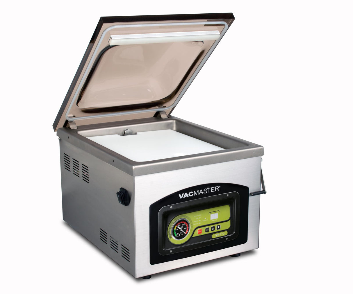 VacMaster VP220 Commercial Chamber Vacuum Sealer for Sous Vide, Liquids, Powders, Food Storage, 110V, Maintenance-Free Air Pump, Industrial Grade Vacuum Packaging Machine with 12.25” seal bar Vacmaster