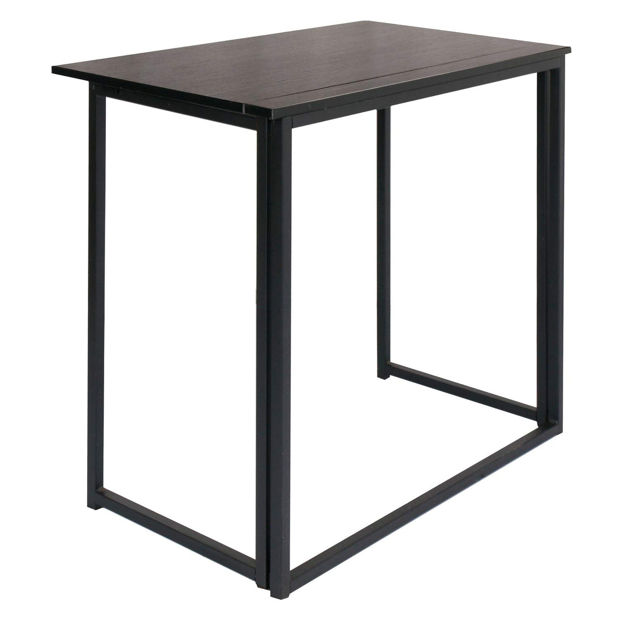 Leopard Outdoor Products Folding Computer / Laptop Table for Small Spaces, Space-Saving Home Office / Writing Desk, Compact Study Reading Foldable Desk (Black) Leopard Outdoor Products