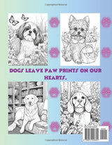 Dog lovers coloring book. 50 high quality pictures to color.: Stress relieving. Reduce anxiety and relax. WoodArtSupply