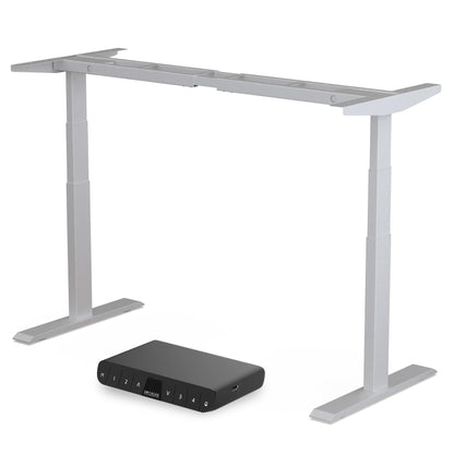 Uncaged Ergonomics Rise Up Standing Desk Legs – Dual Motor Standing Desk Frame with Memory Electric Standing Desk Frame Height Adjustable Table Legs for Sit Stand Desk Base Electronic Rising  - WoodArtSupply