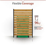 5ft H x 3.2ft W (1 Panel) No Dig Enclo Concord Cedar Wood Privacy Screen, Great to Hide Trash Cans, Decorative Patio Privacy Screen, Outdoor Privacy Fence Panel, Air Conditioner Fence, EC18022 Enclo Privacy Screens