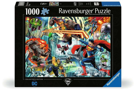 Ravensburger DC Collector's Edition Superman 1000 Piece Jigsaw Puzzle for Adults - 12000245 - Handcrafted Tooling, Made in Germany, Every Piece Fits Together Perfectly Ravensburger