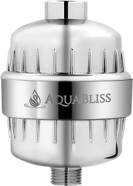 AquaBliss High Output Revitalizing Shower Filter - Reduces Dry Itchy Skin, Dandruff, Eczema, and Dramatically Improves The Condition of Your Skin, Hair and Nails - Chrome (SF100) AquaBliss