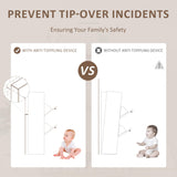 VFF Shoe Cabinet with 2 Flip Drawers, LED Touchscreen Shoe Storage Organizer with Wooden Legs, Narrow Freestanding Entryway Shoe Storage for Hallway and Bedroom (Rustic Brown) VFF