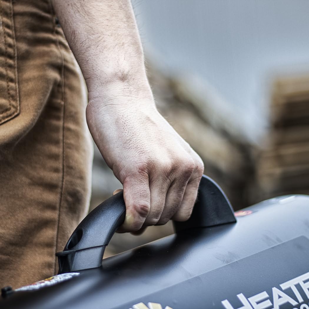 Mr. Heater MH60QFAV 60,000 BTU Portable Propane Forced Air Heater, 19.75 x 11.50 inches, black Mr. Heater