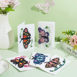 WEBEEDY 20 Sets DIY Butterfly Paper Quilling Kit for Adults Beginners Greeting Card Making with Envelope and Instruction,DIY Animal Cards for All Occasions for Birthday,Holiday,New Year,Thanksgiving WEBEEDY