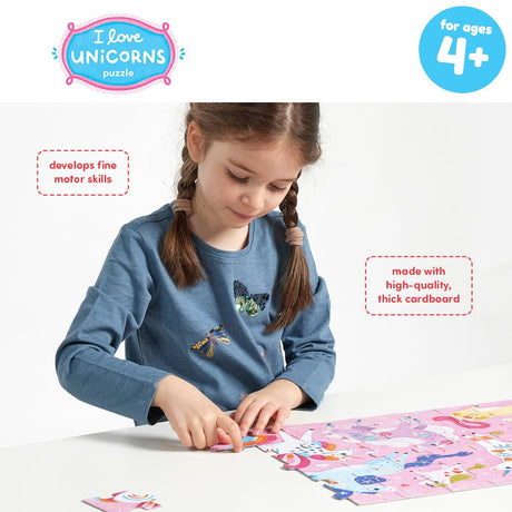 I Love Unicorns Puzzle 4+ Floor Puzzle Banana Panda