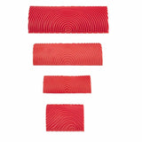 4 Pieces Wood Graining Tool,Wood Grain Tool, Rubber Wood Pattern Graining Knurling Tool On All Surfaces HUIKANGSHENG