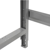 Global Industrial Workbench Stringer-Gray, 72" W x 6" H Global Industrial