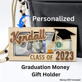 Personalized Name Graduation Money Gift Holder, Graduation Card Box Cash Holder, Class of 2024 Money Gift Holder, Senior Money Gift, College Graduation Gift(1 Pcs) MillMB