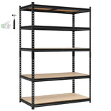 Heavy Duty Garage Shelving Units,5-Tier Adjustable Storage Shelves,60 x 18 x 72in,Loads 3000 LBS,Adjustable Garage Storage Shelving, Metal Storage Utility Racks Shelf Unit Garvee