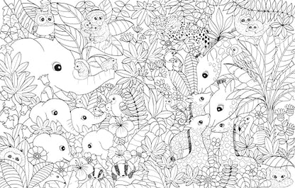 A Million Baby Animals: Little Creatures to Color (A Million Creatures to Color)