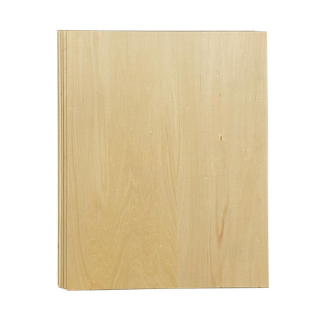 5 Pack Unfinished Basswood Sheet 18x23x3/16 Inch Thick Plywood Board Wooden Rectangle Panels for Lasercuting Burning DIY Crafts Cregugua