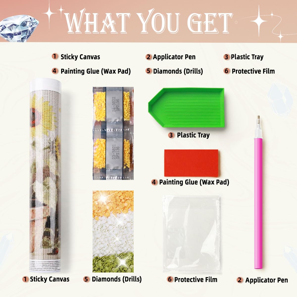 Rustic Style Diamond Art Painting Kits for Adults - Sunflowers Full RoundDrill Diamond Dots Paintings for Beginners, 5D Paint by Numbers Gem Art Painting Kits DIY Crafts Kits 12x16 Inch Asddage