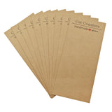 NANSHINE Car Coaster Packaging for Selling,100Pcs Car Coasters Cards with 100Pcs Self-Seal Bags 108Pcs Thank You Stickers,Car Coasters Cards for Selling, Coasters Display Cards (Brown) NANSHINE